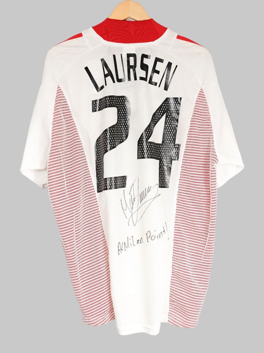 AC Milan Signed Away Shirt 2002/3 Laursen 24 BNWT (XL)