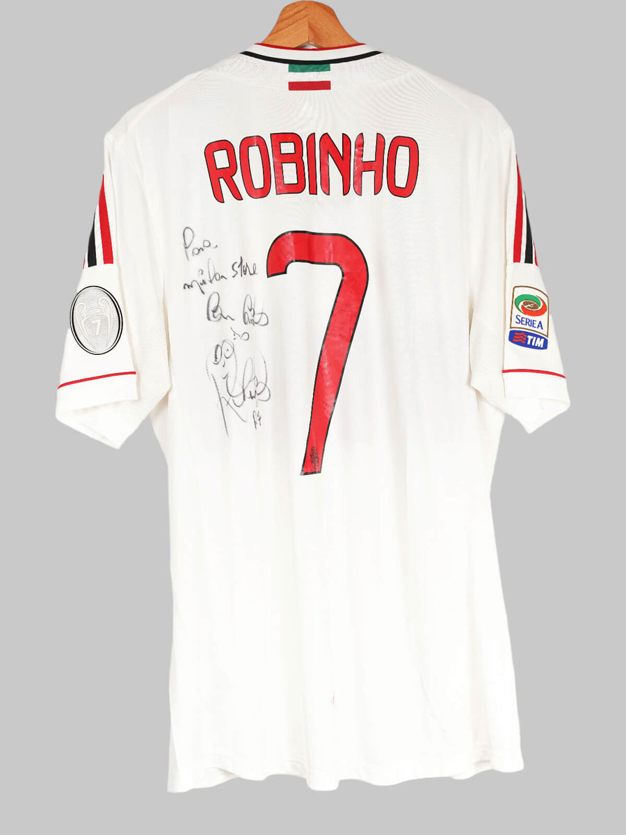 AC Milan Signed Away Shirt 2012/13 Robinho 7 (XL)