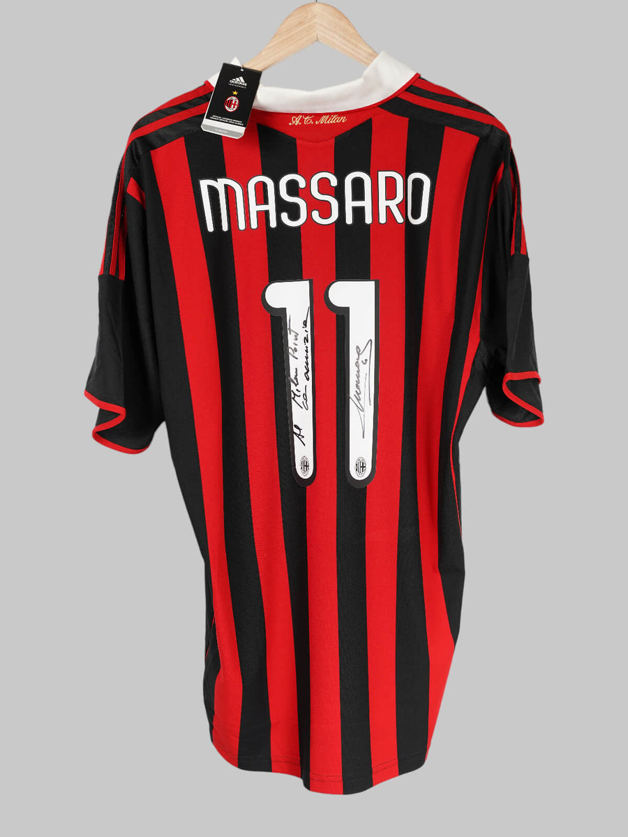 AC Milan Signed Home Shirt 2009/10 Massaro 11 BNWT (XL)