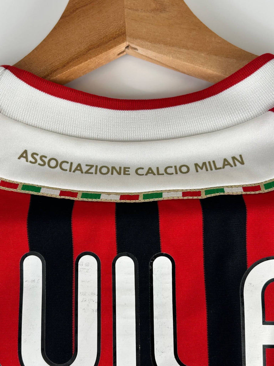 AC Milan Signed Home Shirt 2011/12 Aquilani 18 (XL)