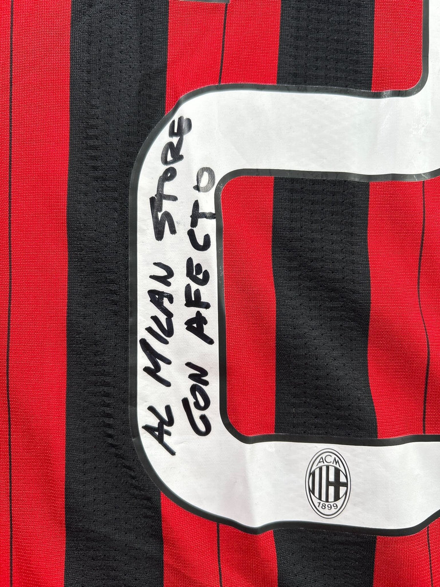 AC Milan Signed Home Shirt 2013/14 Silvestre 26 (L)
