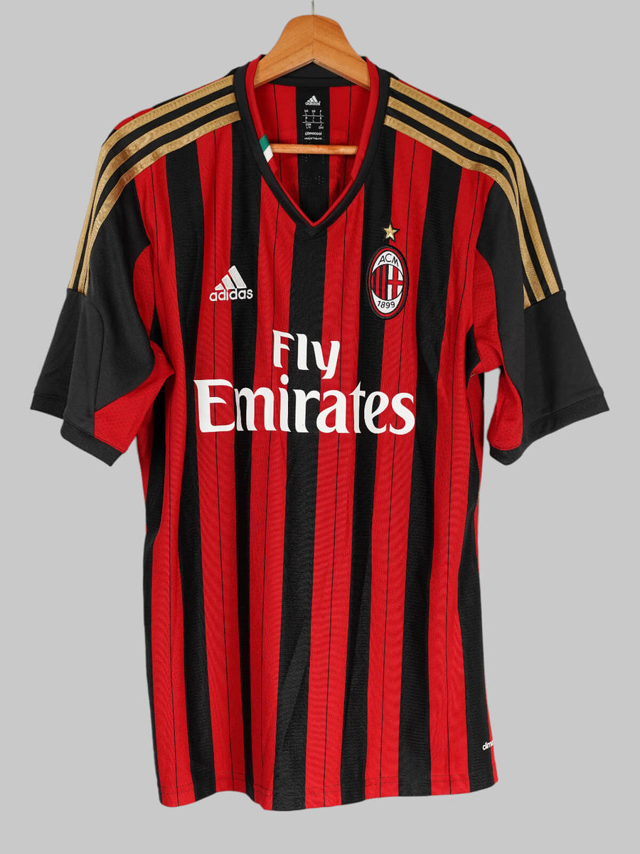 AC Milan Signed Home Shirt 2013/14 Silvestre 26 (L)