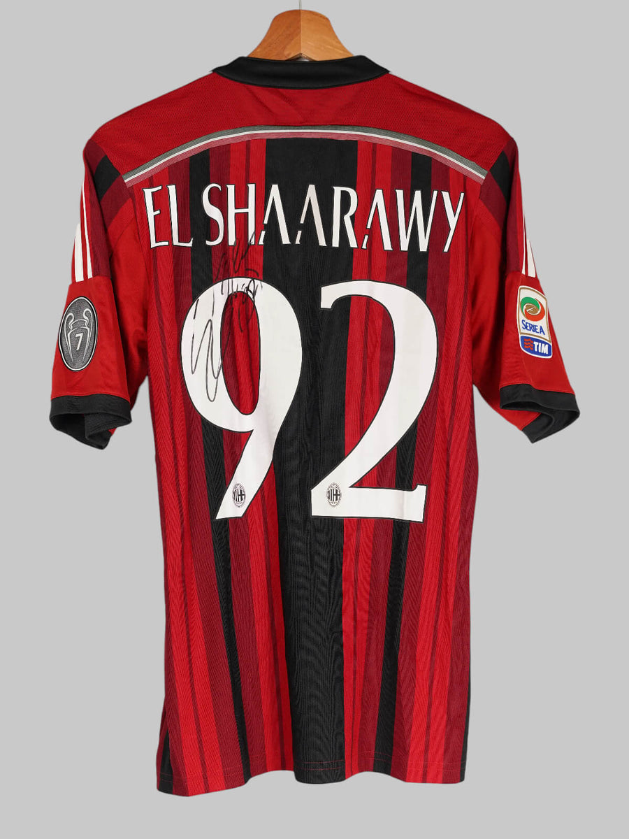 AC Milan Signed Home Shirt 2014/15 El Shaarawy 92 BNWT (S)