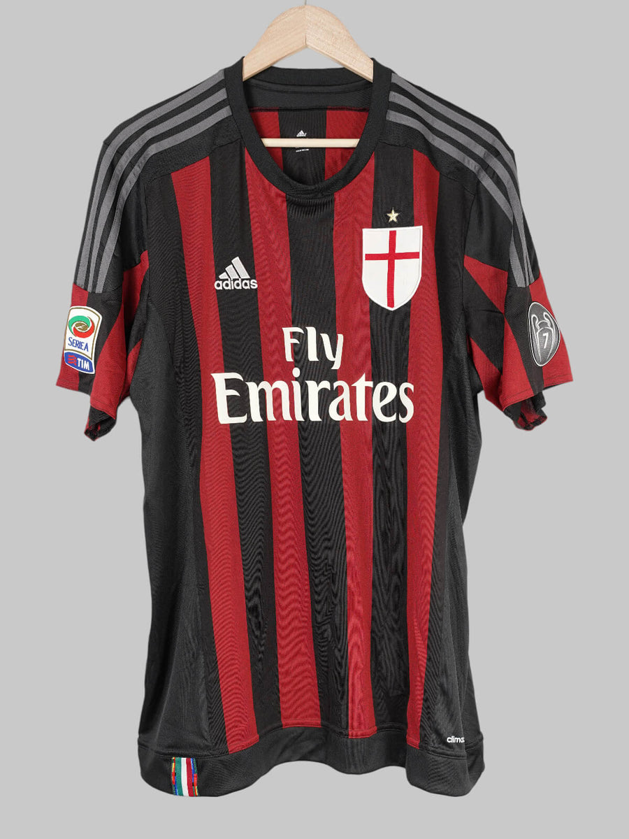 AC Milan Signed Home Shirt 2015/16 El Shaarawy 92 BNWT (XL)