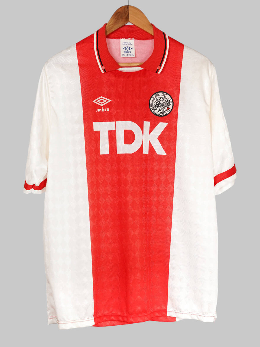 Ajax Home Shirt 1989 - 91 Bergkamp 10 (L)