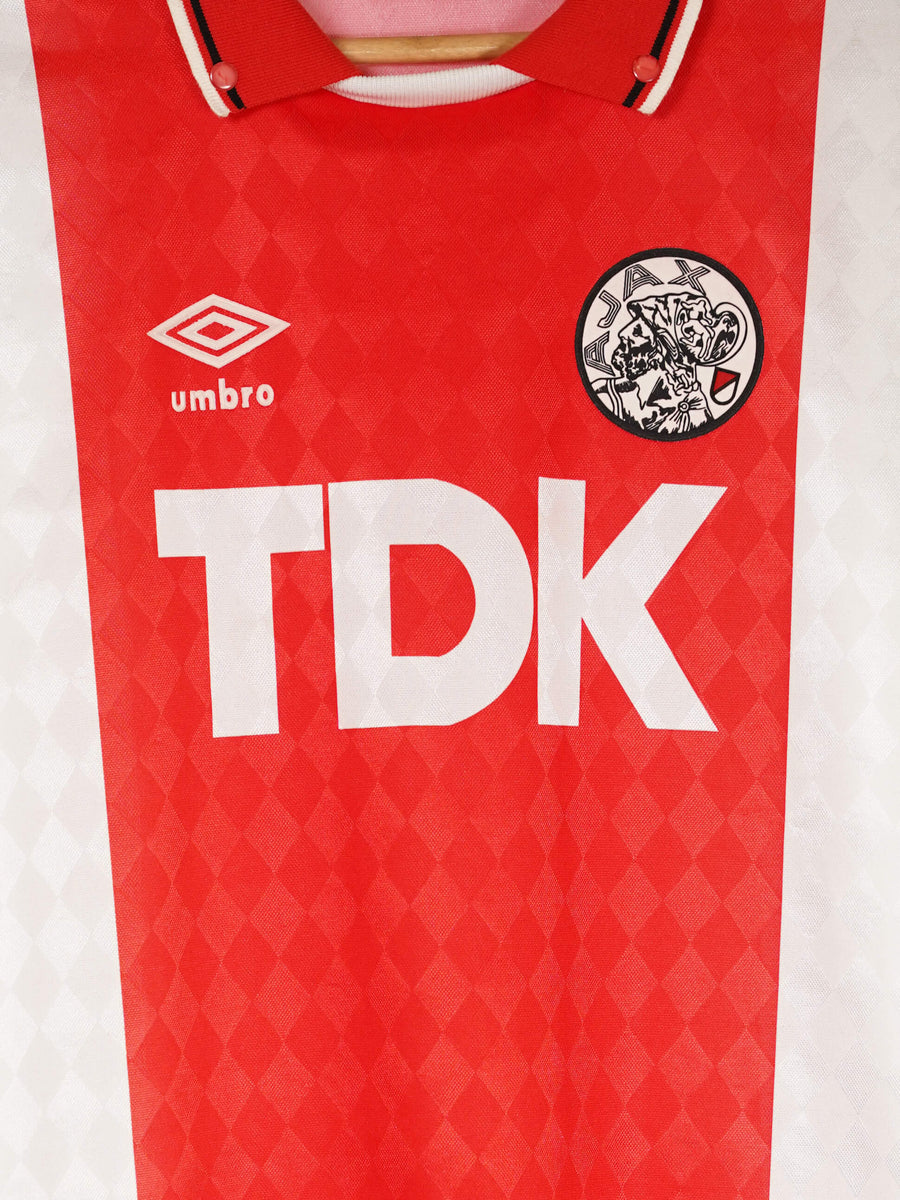 Ajax Home Shirt 1989 - 91 Bergkamp 10 (L)
