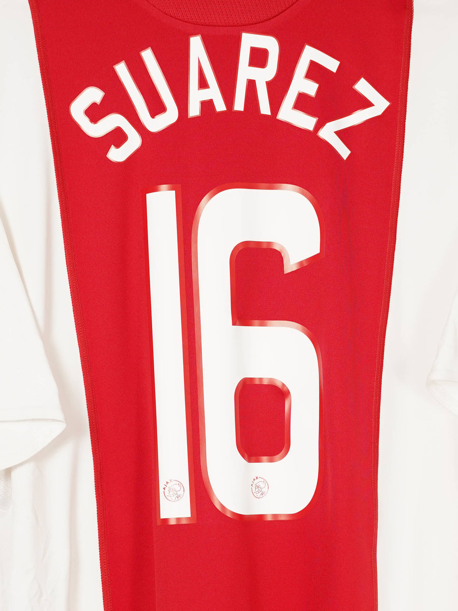 Ajax Home Shirt 2008/9 Suarez 16 (L)