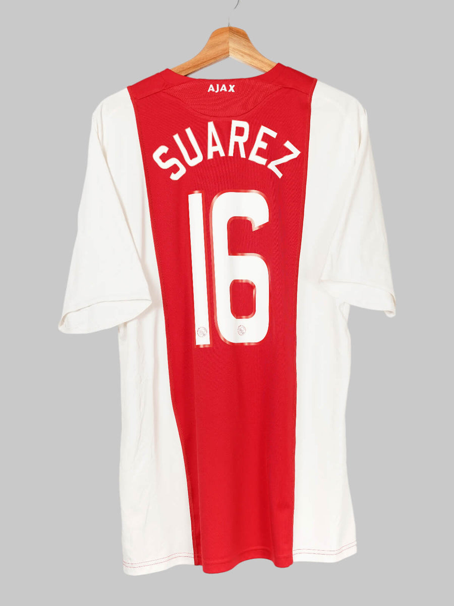 Ajax Home Shirt 2008/9 Suarez 16 (L)