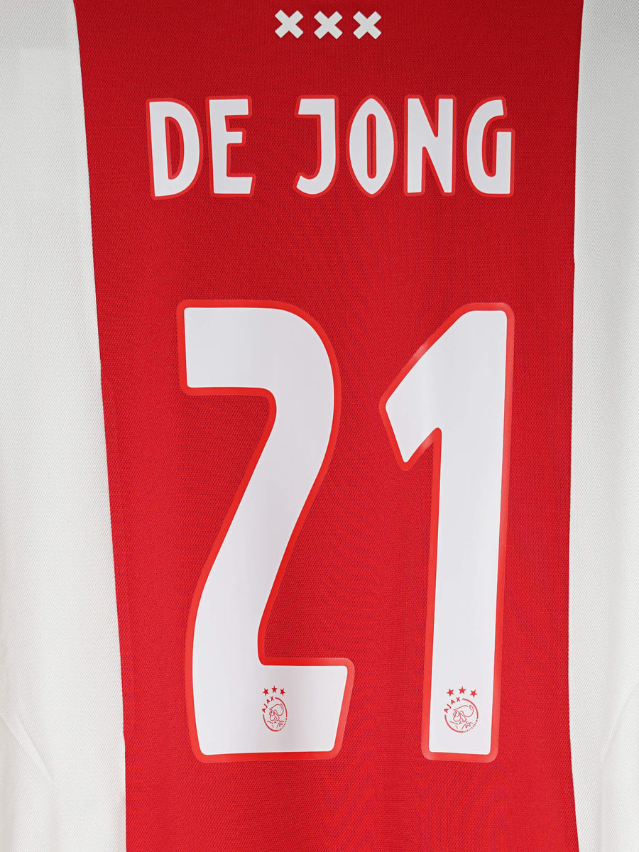 Ajax Home Shirt 2017/18 De Jong 21 (L)