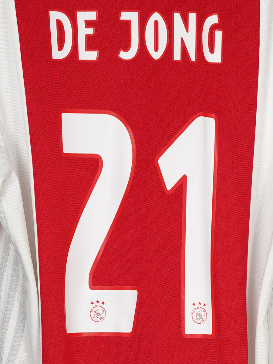 Ajax Home Shirt 2017/18 De Jong 21 (L)