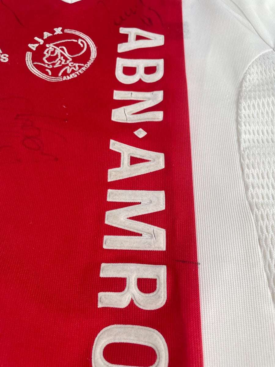 Ajax Home Shirt Signed 2003/4 (L Kids)
