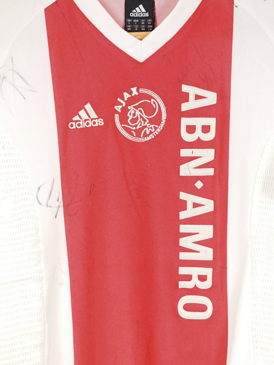Ajax Home Shirt Signed 2003/4 (L Kids)