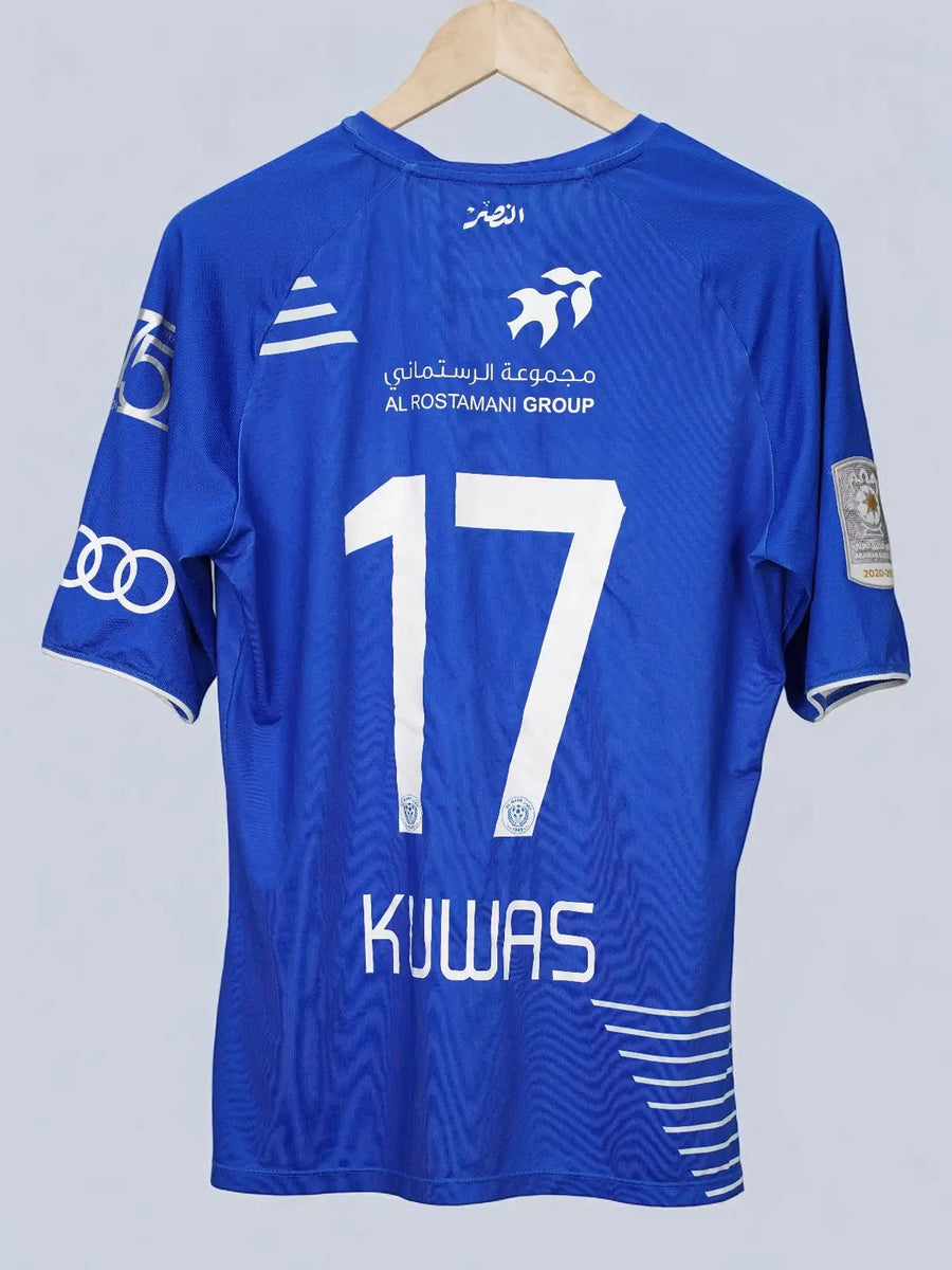 Al Nasr SC Home Shirt 2020/21 Kuwas 17 Match Worn (L)