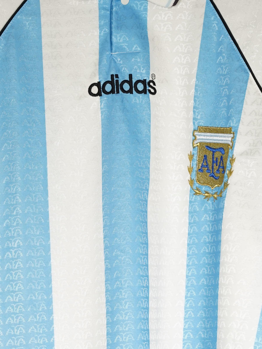 Argentina Home Shirt 1996 - 98 (L)