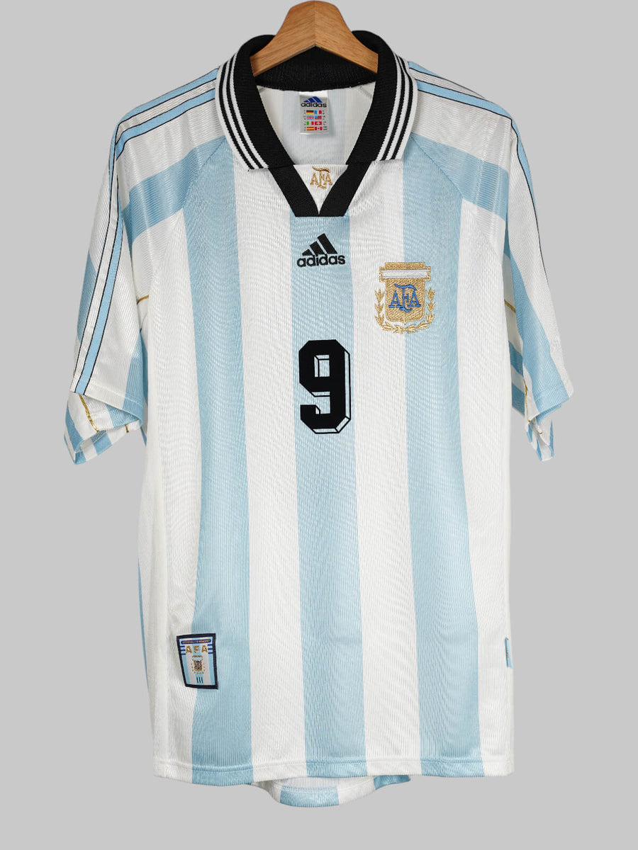 Argentina Home Shirt 1998/99 Batistuta 9 (M)