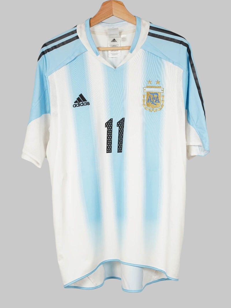 Argentina Home Shirt 2004/5 Tevez 11 (L)