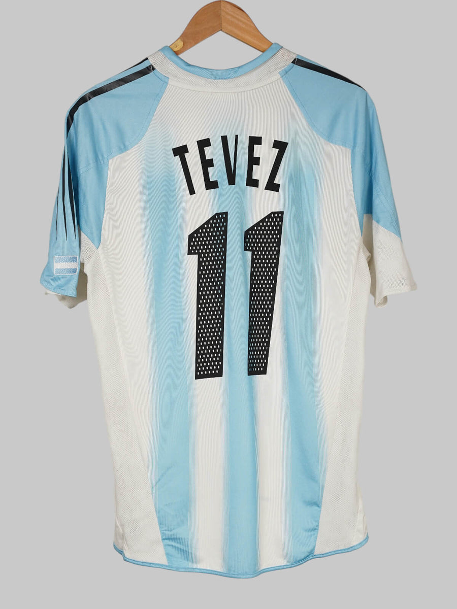 Argentina Home Shirt 2004/5 Tevez 11 (M)
