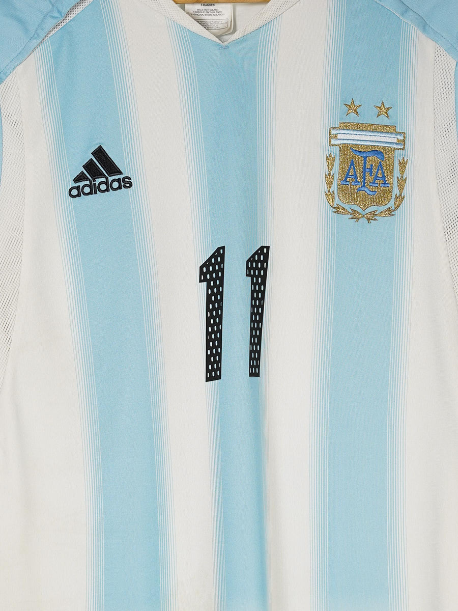 Argentina Home Shirt 2004/5 Tevez 11 (M)