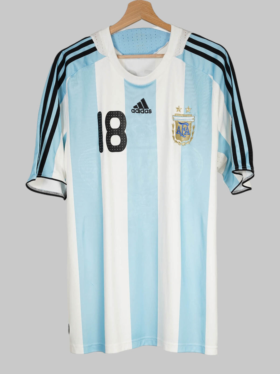 Argentina Home Shirt 2007/9 Messi 18 (L)