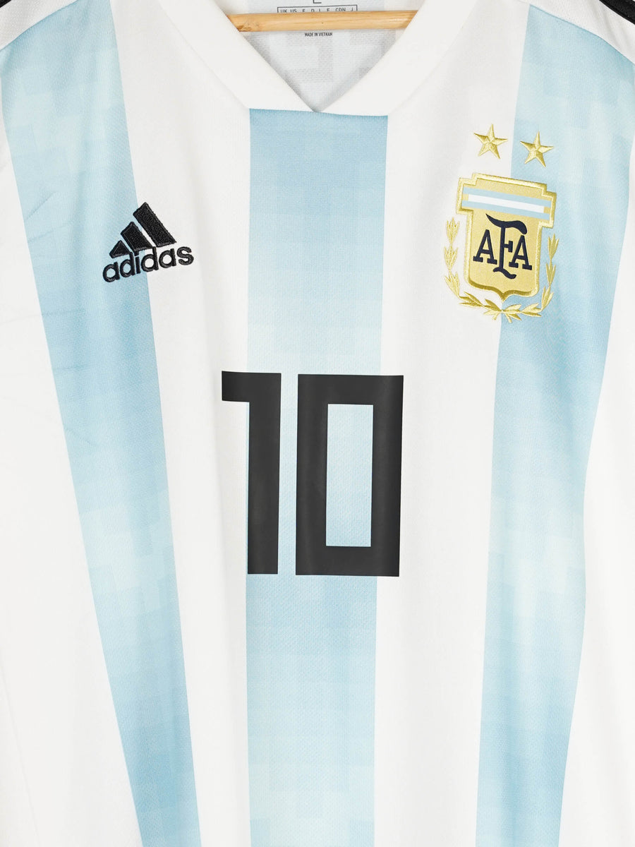 Argentina Home Shirt 2018/19 Messi 10 (L)