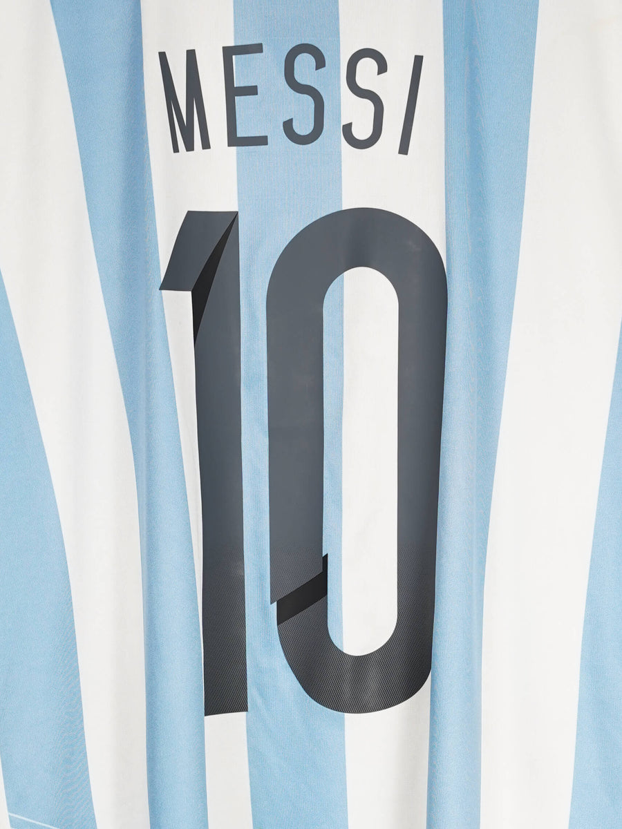 Argentina Home Shirt L/S 2014/15 Messi 10 (L)