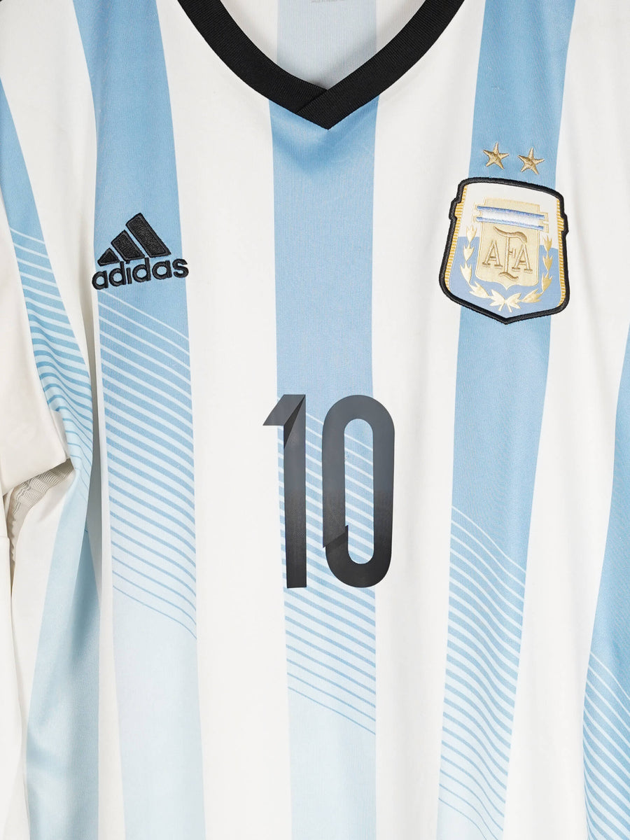 Argentina Home Shirt L/S 2014/15 Messi 10 (L)