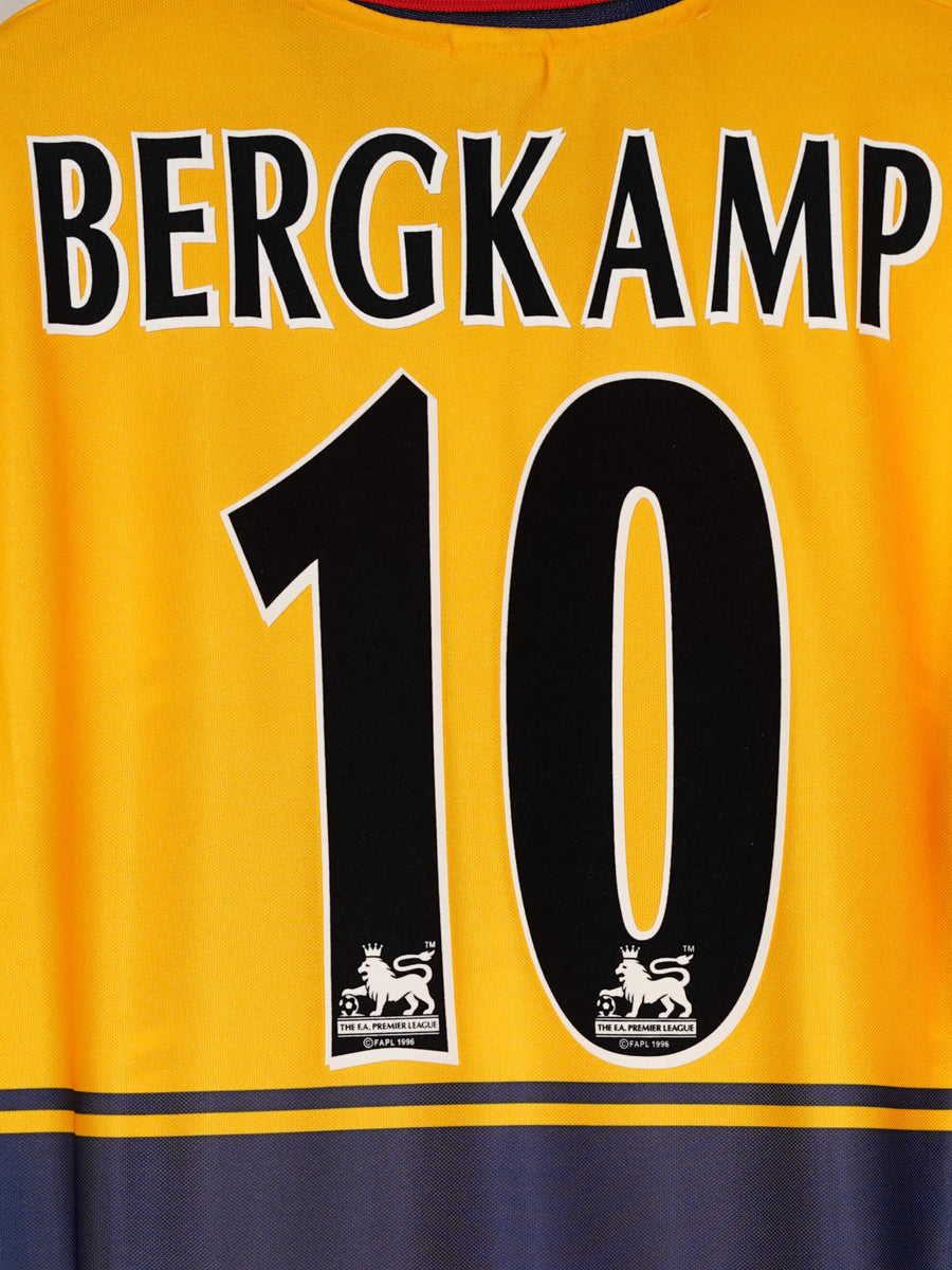 Arsenal Away Shirt 1997/99 Bergkamp 10 (L)