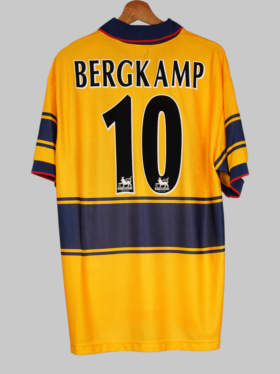 Arsenal Away Shirt 1997/99 Bergkamp 10 (L)