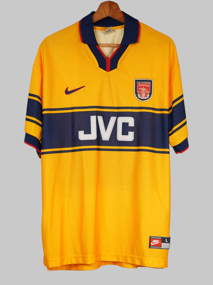 Arsenal Away Shirt 1997/99 Bergkamp 10 (L)