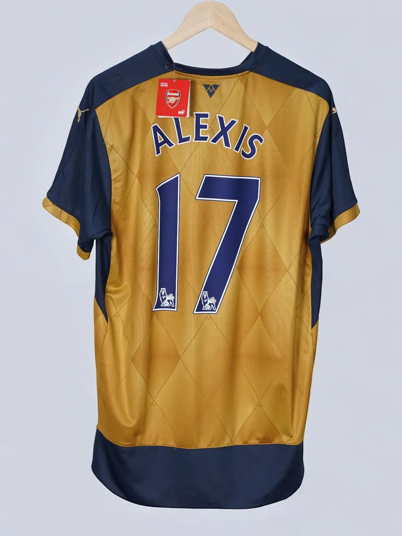Arsenal Away Shirt 2015/16 BWNT Alexis 17 (XL)
