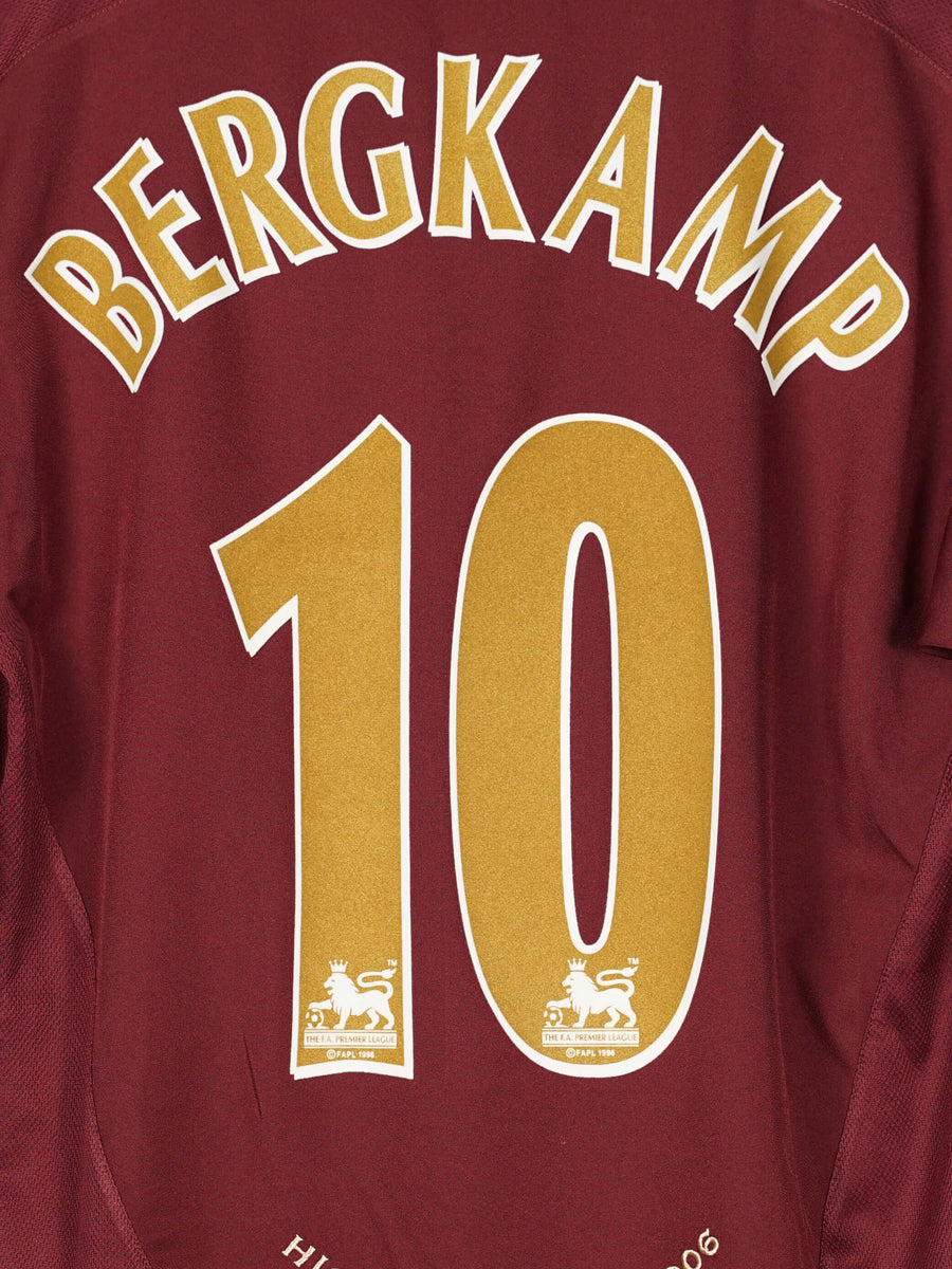 Arsenal Home Shirt 2005/6 Bergkamp #10 (M)