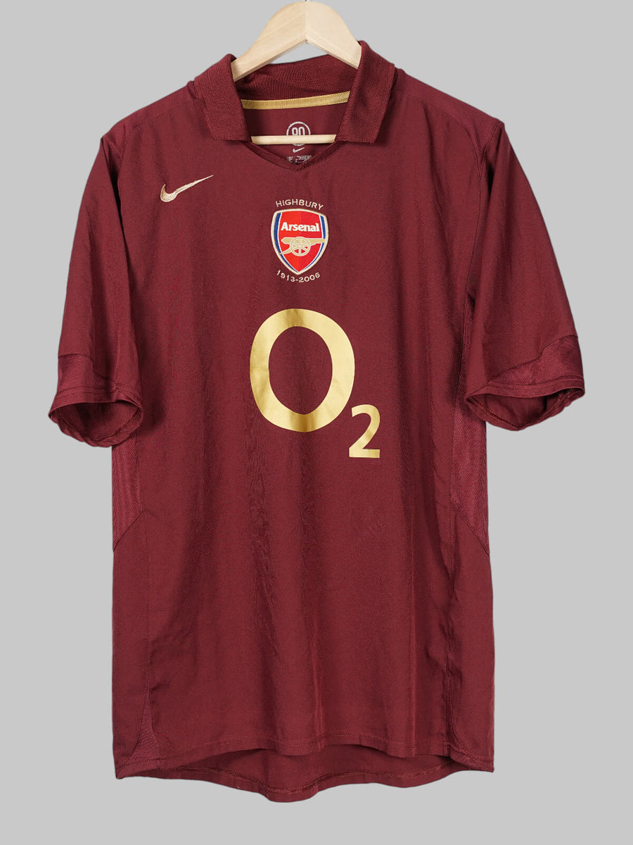 Arsenal Home Shirt 2005/6 Bergkamp #10 (M)