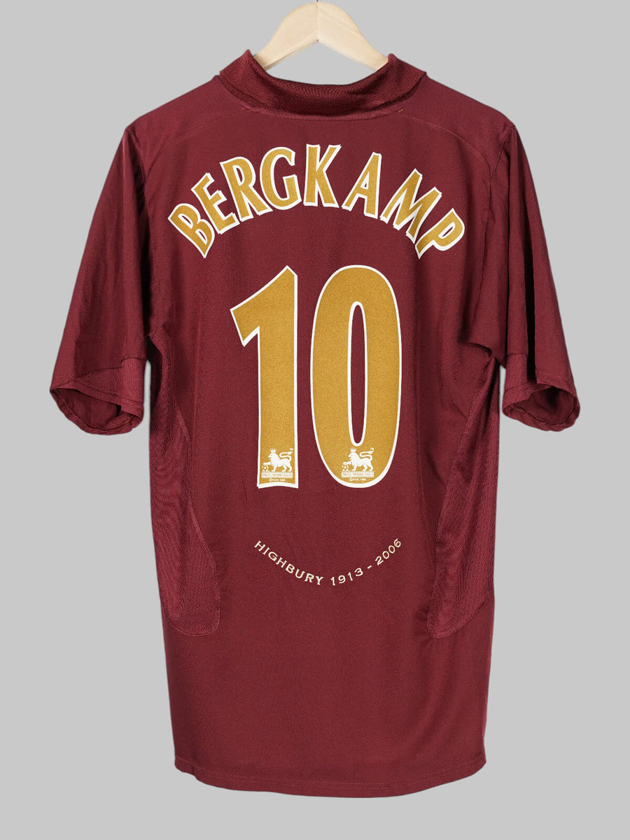 Arsenal Home Shirt 2005/6 Bergkamp #10 (M)