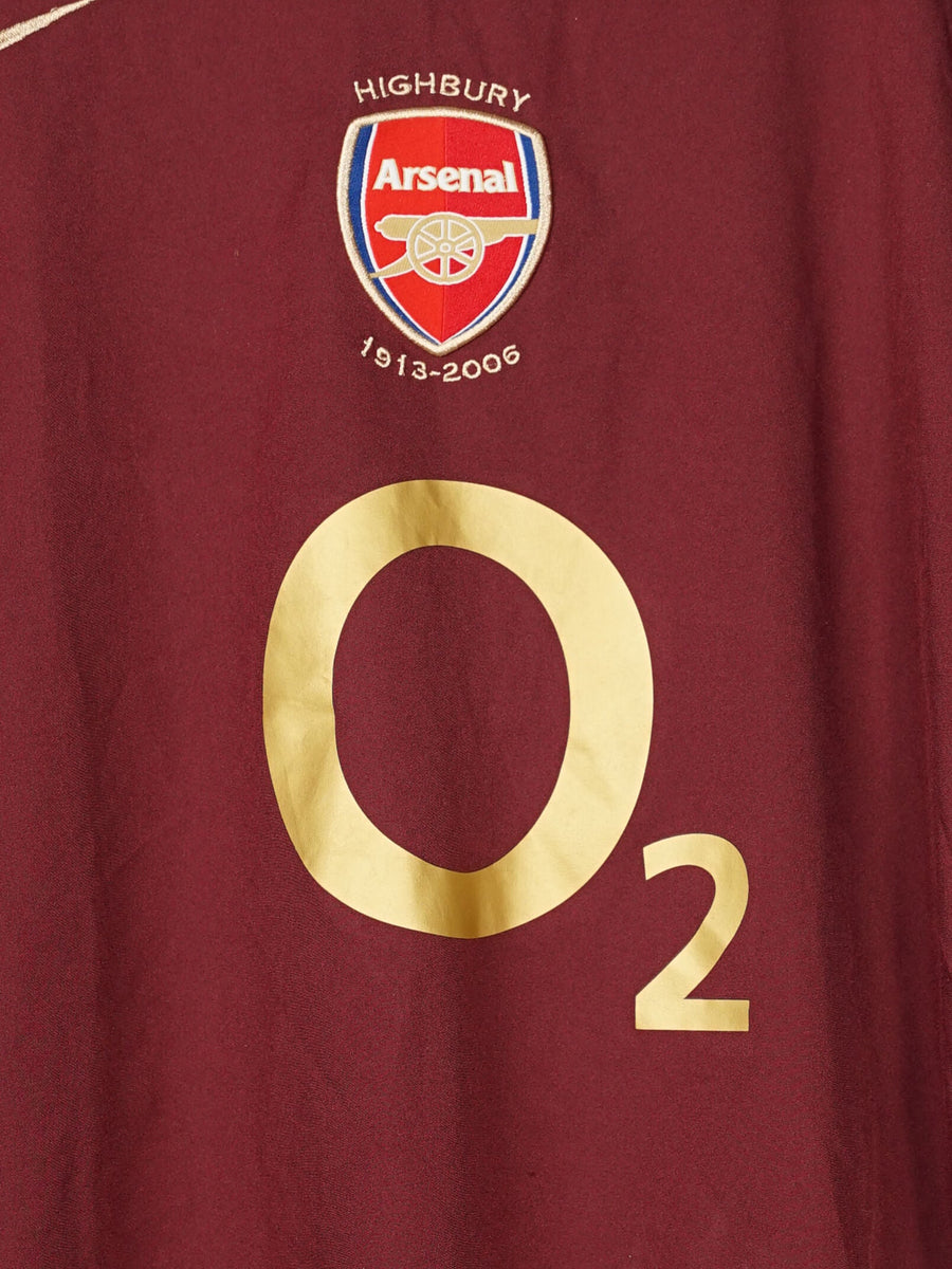 Arsenal Home Shirt 2005/6 Bergkamp #10 (M)