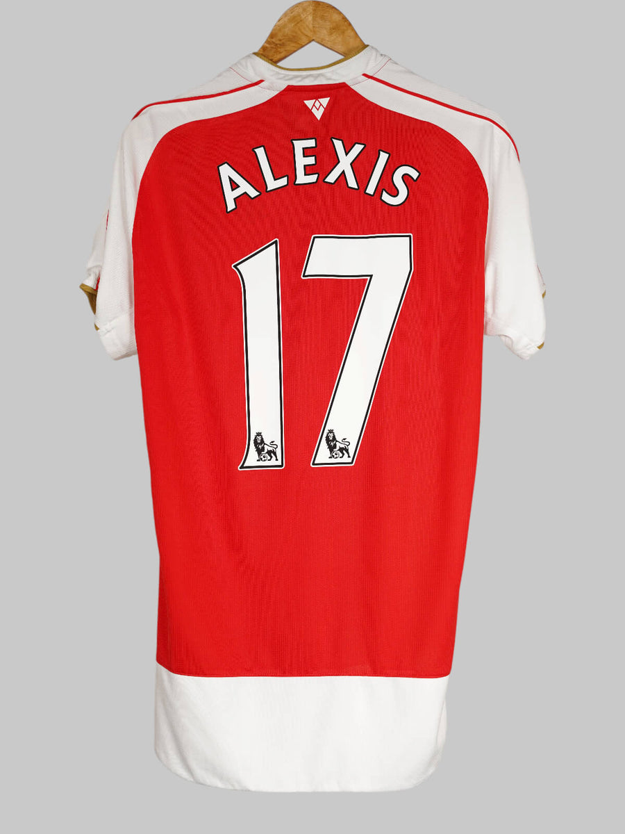 Arsenal Home Shirt 2015/16 Alexis 17 (L)