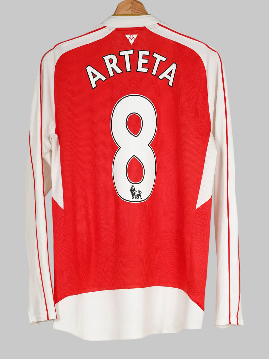 Arsenal Home Shirt L/S 2015/16 Arteta 8 (M)