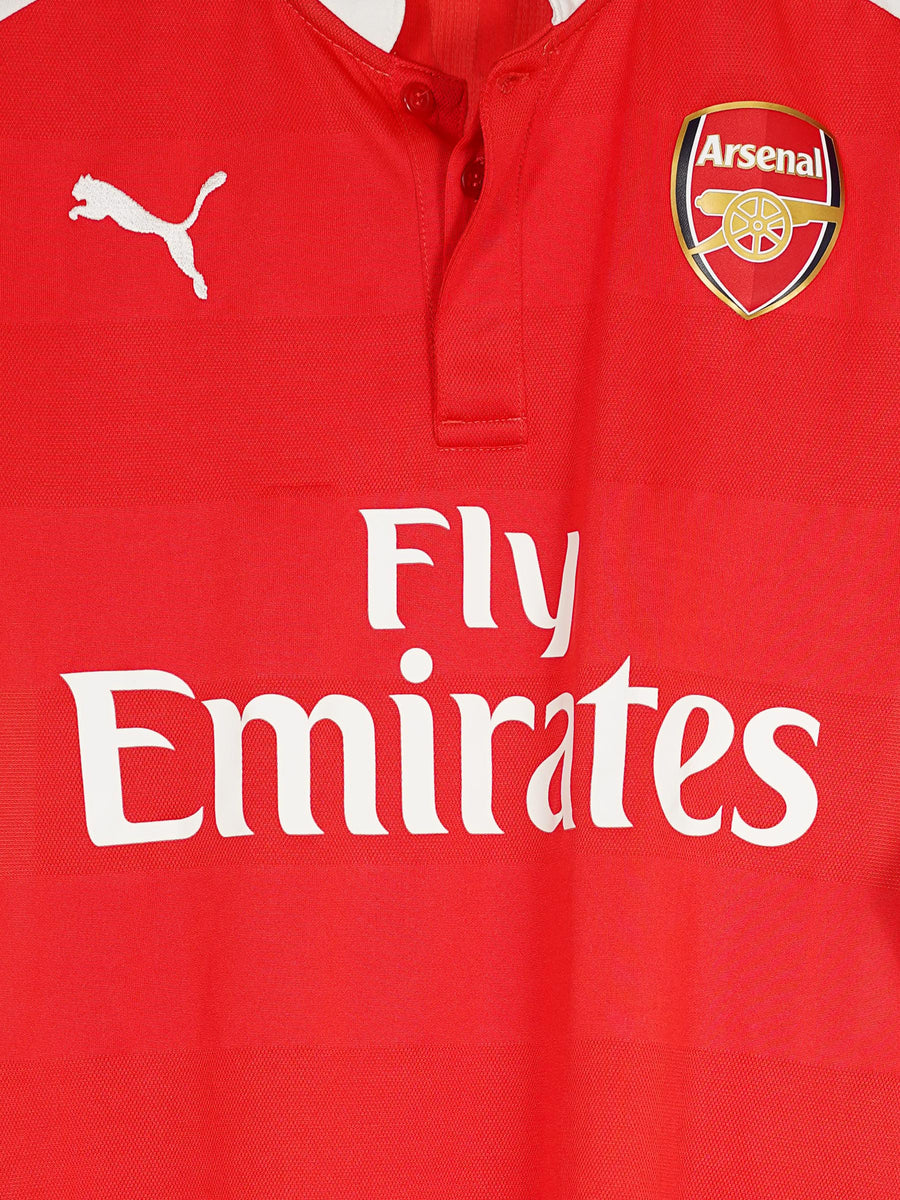 Arsenal Home Shirt L/S 2015/16 Arteta 8 (M)
