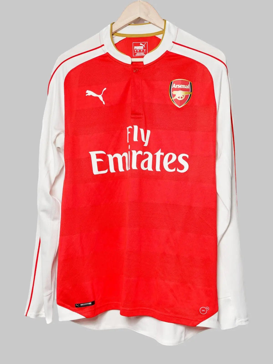 Arsenal L/S Home Shirt 2015/16 Alexis 17 (L)