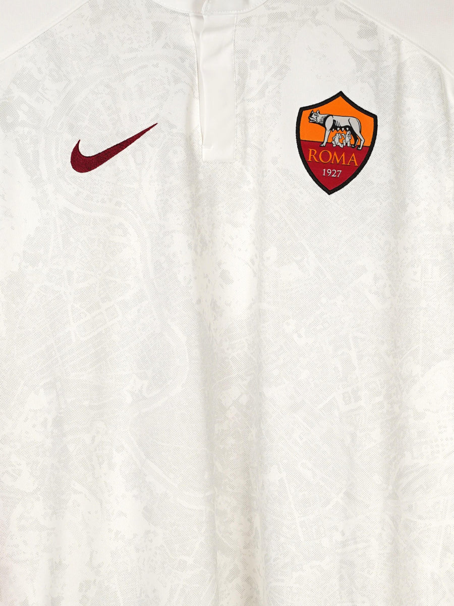 AS Roma Away Shirt 2015/16 Totti 10 Signed (L)