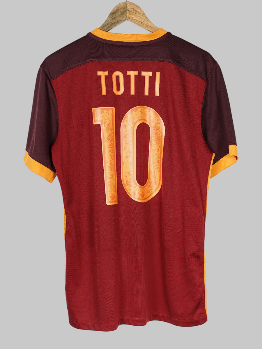 AS Roma Home Shirt 2015/16 Totti 10 (L)