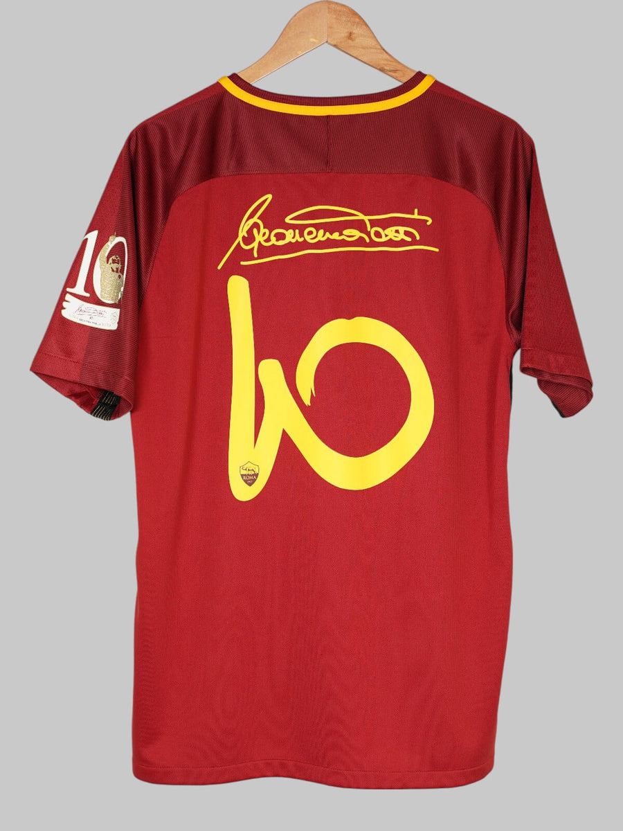 AS Roma Home Shirt 2017/18 Totti 10 Special Edition (L)