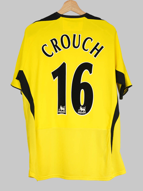 Camiseta de visitante del Aston Villa 2003/4 Crouch #16 (M)