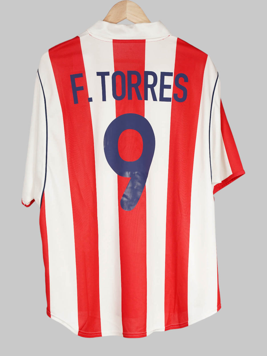 Atletico Madrid Home Shirt 2001/2 F. Torres 9 (XL)