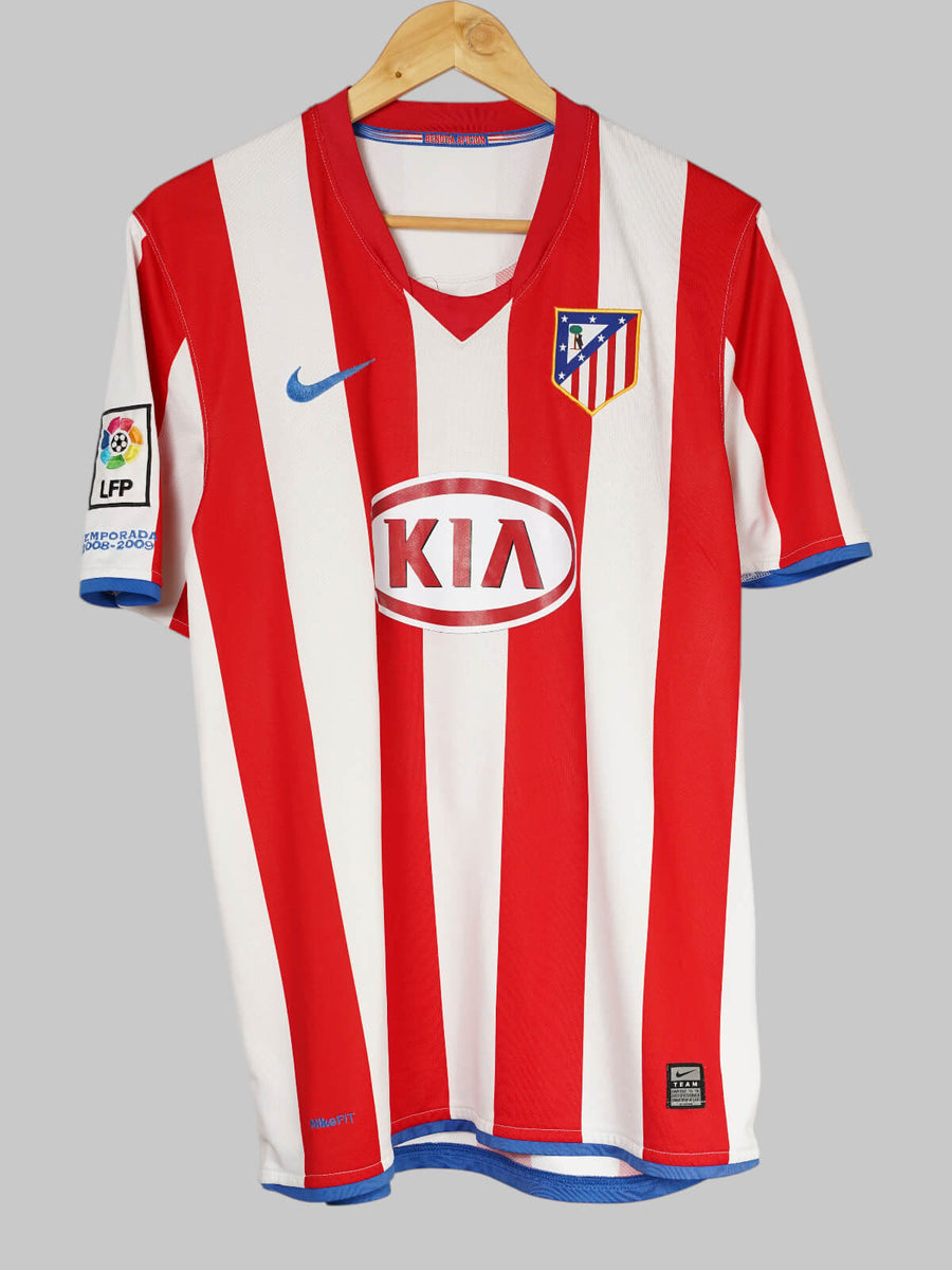 Atletico Madrid Home Shirt 2008/9 Forlan 7 (L)