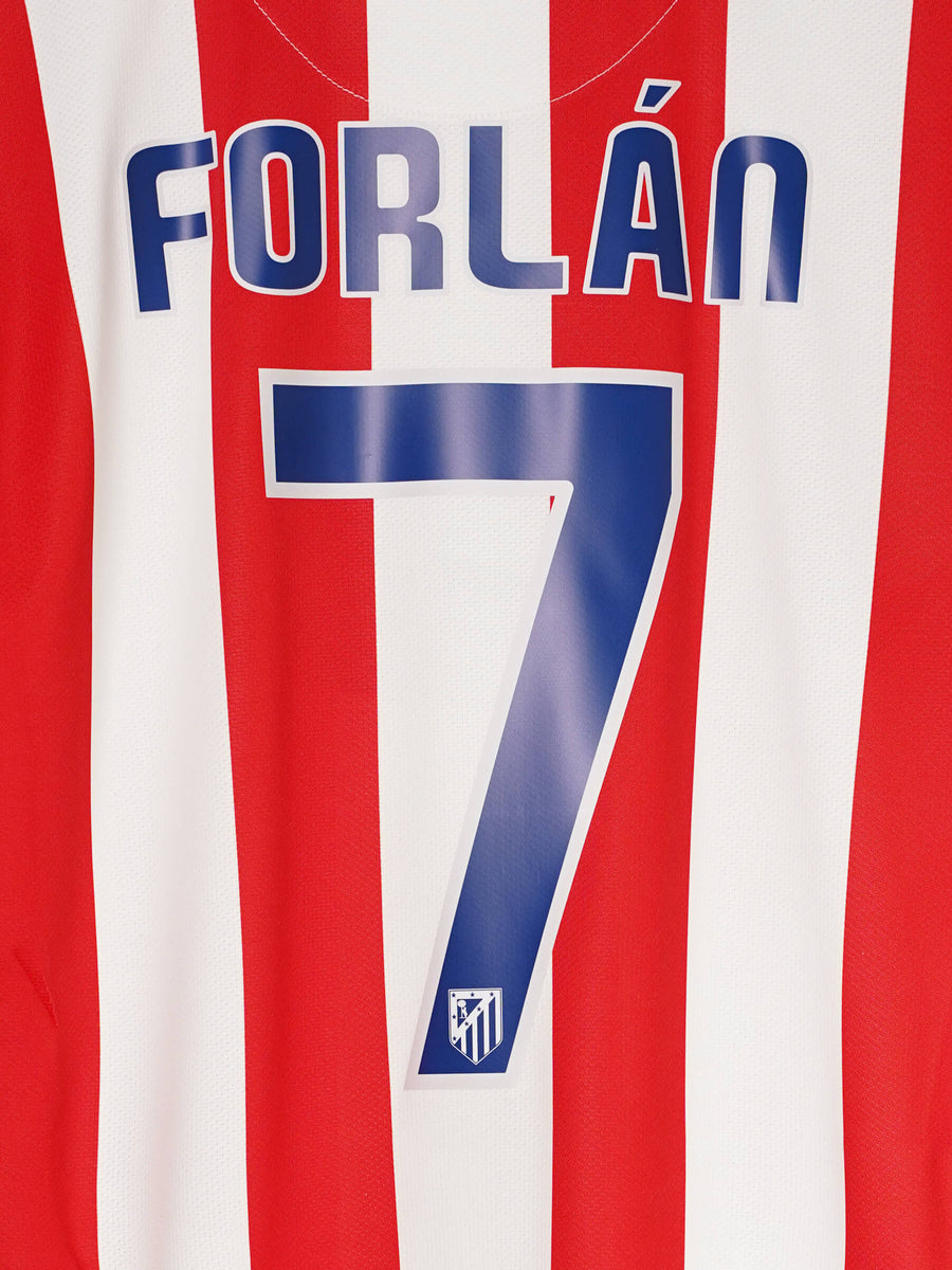 Atletico Madrid Home Shirt 2008/9 Forlan 7 (L)