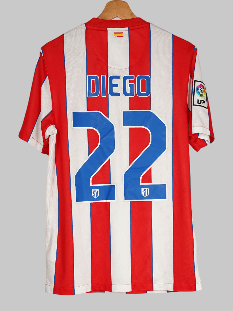 Atletico Madrid Home Shirt 2011/12 Diego 22 (S)