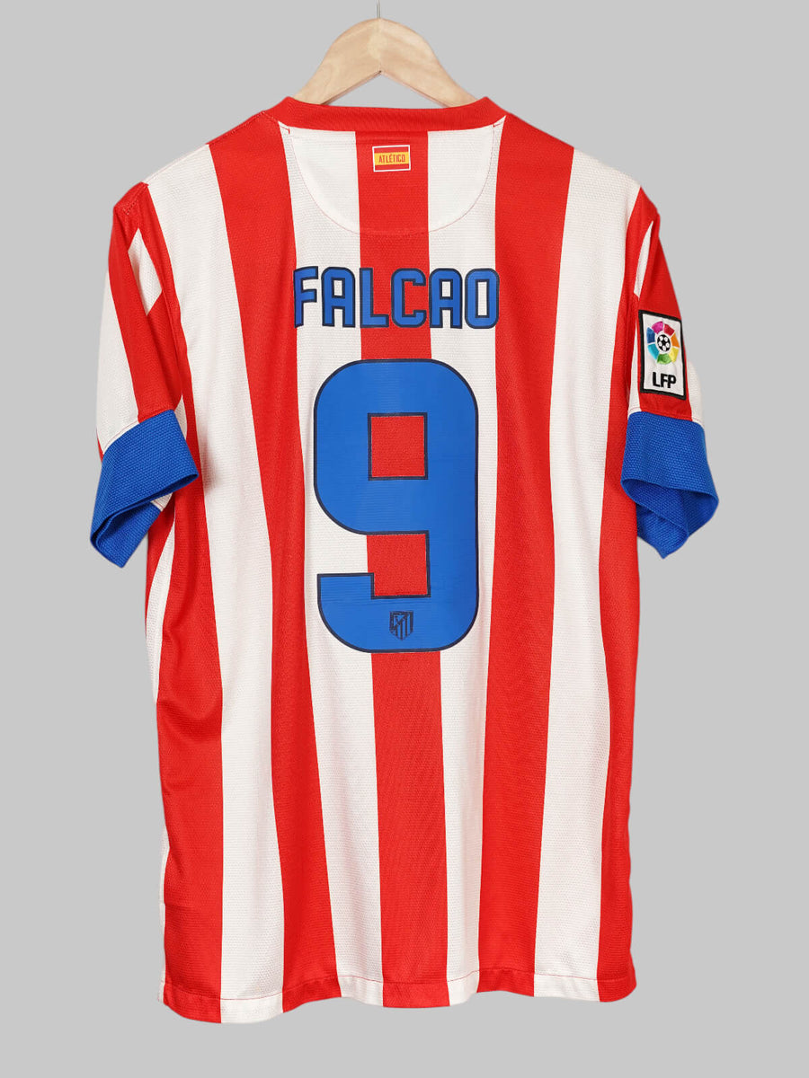 Atletico Madrid Home Shirt 2011/12 Falcao 9 Signed (M)