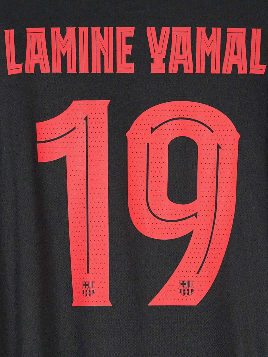 Barcelona Away Shirt 2024/25 Lamine Yamal #19 (XL)