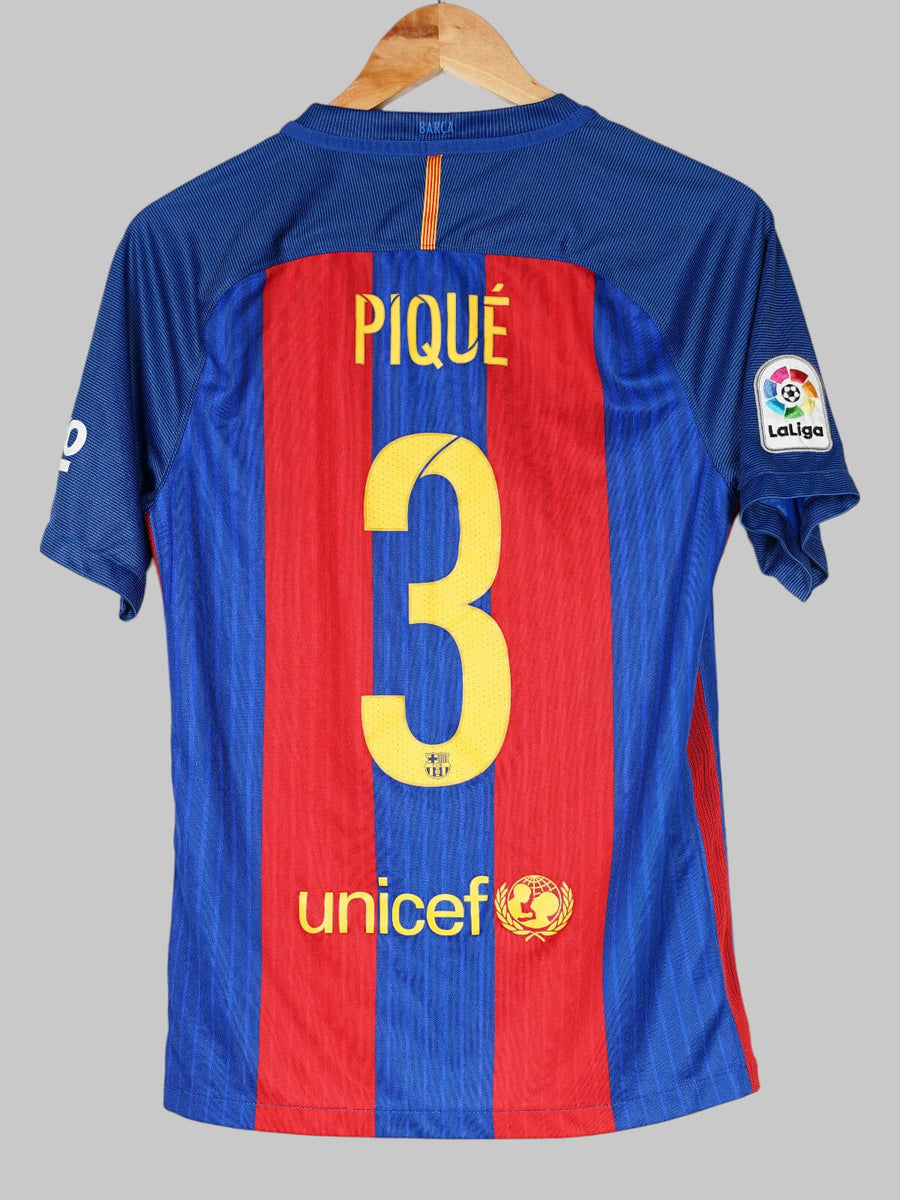 Barcelona Home Shirt 2016/17 Pique 3 (S)