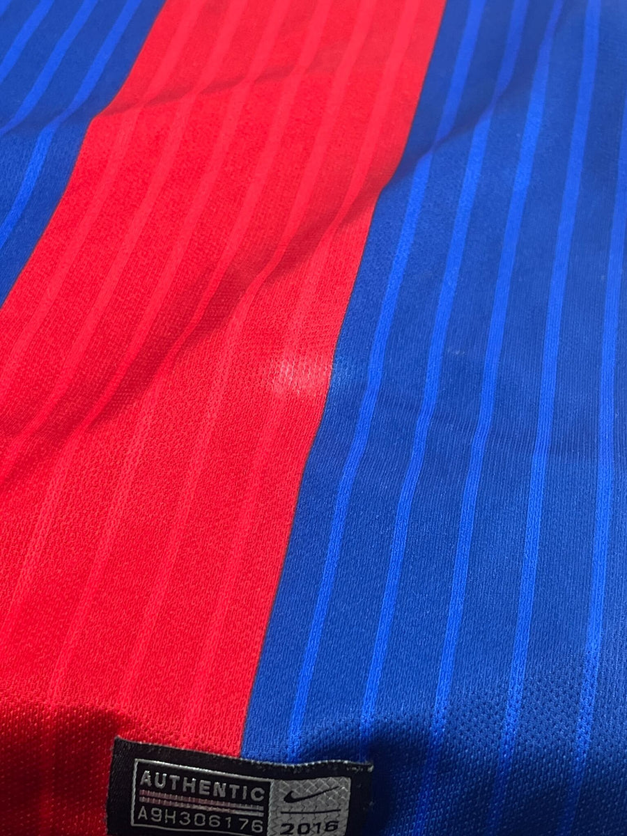 Barcelona Home Shirt 2016/17 Pique 3 (S)
